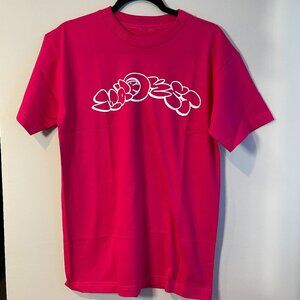 Market Studios Men's Neon Pink Graphic Short Sleeve T-Shirt - Medium - NWT